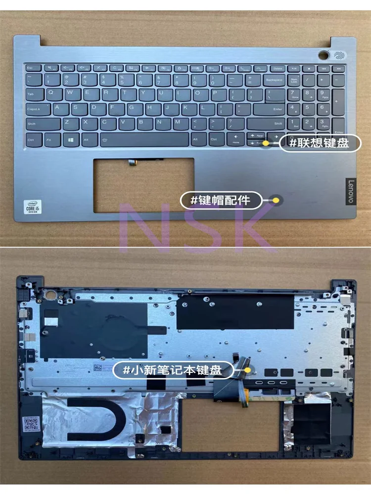 Imagem -03 - Lenovo Integrated Laptop Keyboard c Case Original Thinkbook 15iml V34015iml Iwl Wei 6-15iml