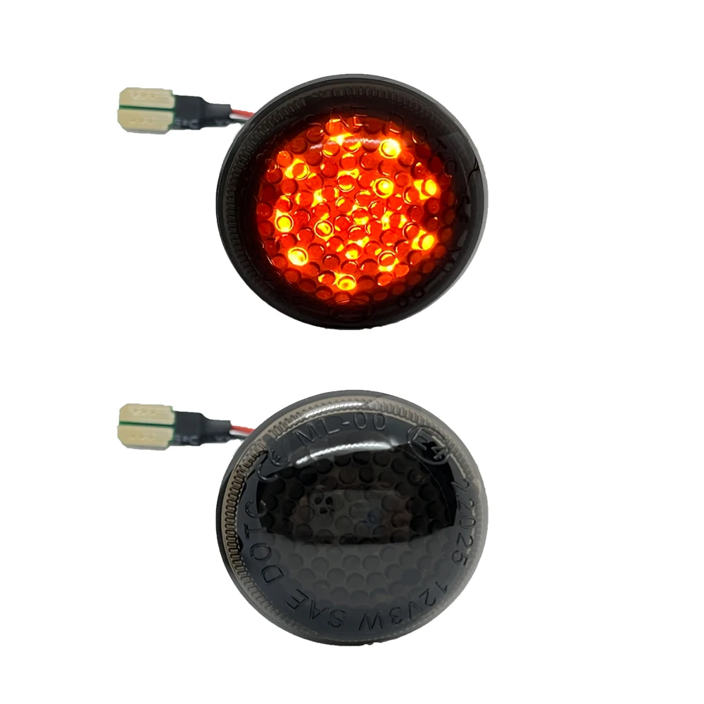 Amber yellow LED Front Fender Side Marker Light Assemblies For 2010-2021 Ford Transit Connect Turn Signal Light 12V T10 LED