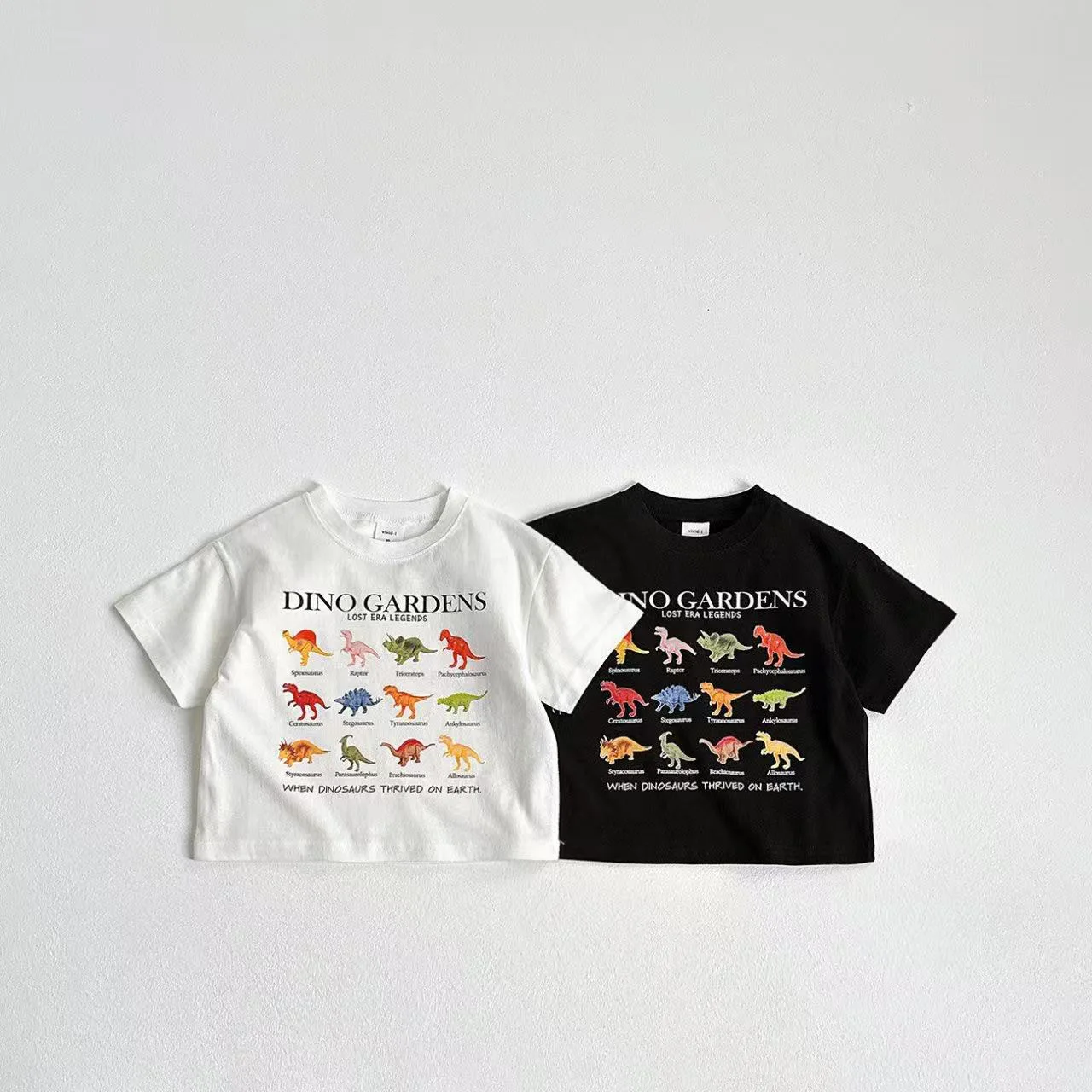 

2025 Summer New Children Cartoon Print Short Sleeve T Shirts Boys Girls Loose Cotton Tee Kids Casual Versatile Tops Baby Clothes