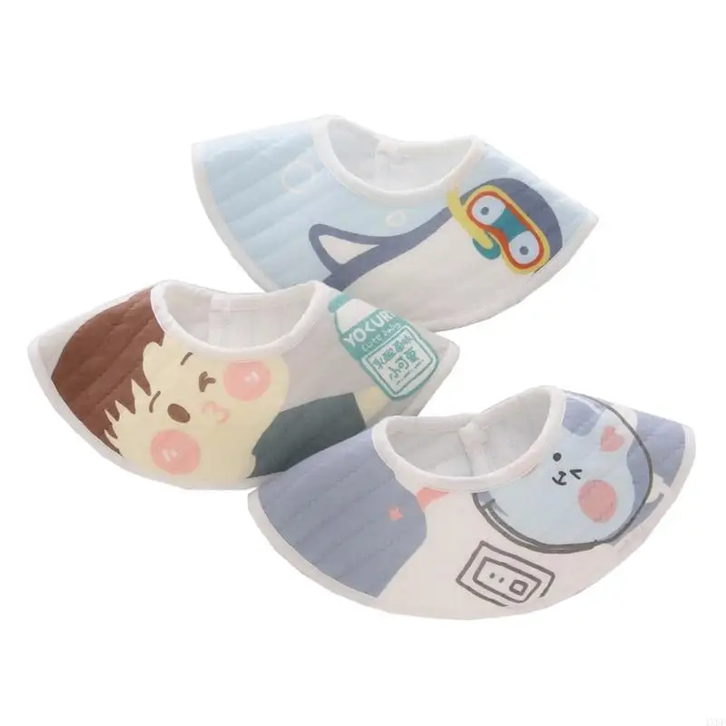 3-pcs-360-degree-rotation-burp-cloths-cartoon-printed-baby-bib-thicken-cotton-saliva-towel-waterproof-breathable-apron