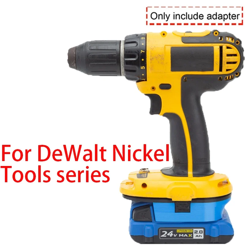 Battery Adapter/Converter for DeWalt Ni-Cd Ni-Hi tools to Kobalt 24V Li-Ion Battery Adapter Power Tool Accessories