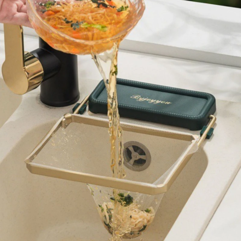 

Anti-Clogging Sink Filter Mesh Disposable Garbage Net Strainer for Vegetable & Fruit Food Residue Prevent Sink Strainer Mesh