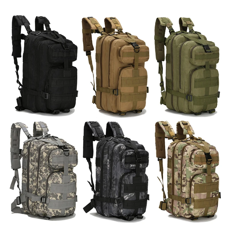 Outdoor 30L Tactical Backpack Travel Sport Backpack Camping Hiking Trekking Backpack Fishing Hunting 3 Day Assault Pack