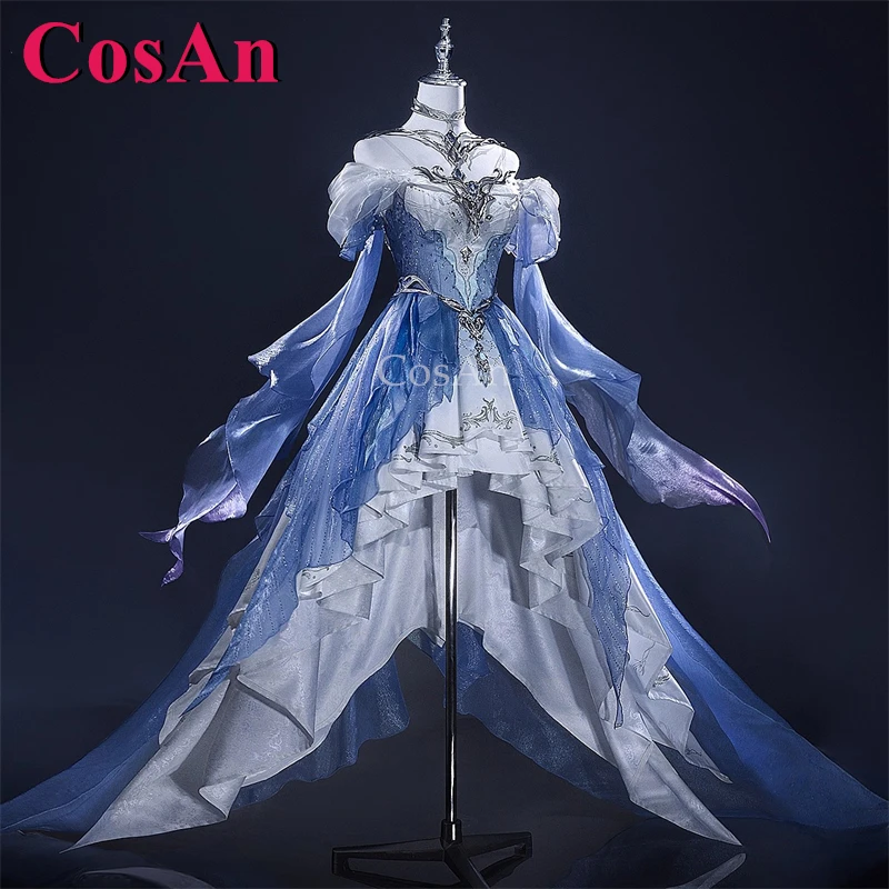 

CosAn Game Love And Deepspace Leading Lady Cosplay Costumes Silent Sea Gossamer Waves Formal Dress Halloween Role Play Clothing