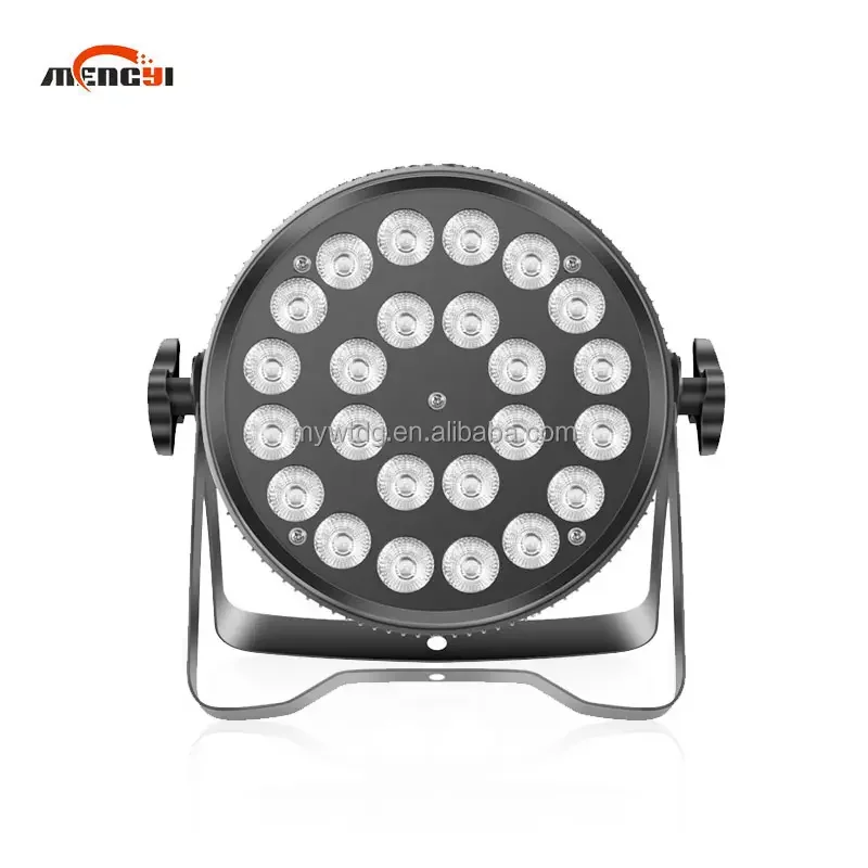 Factory Direct Sales 24 Full-Color Dyed Flat Light Stage Wedding Led SurFace Light Spotlight RGBWA+UV Par Light