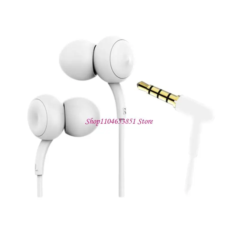 3.5Mm Earbuds with Microphone for PC Laptop Corded Corded Headphone Headset for Computer Desktop Gaming Phone
