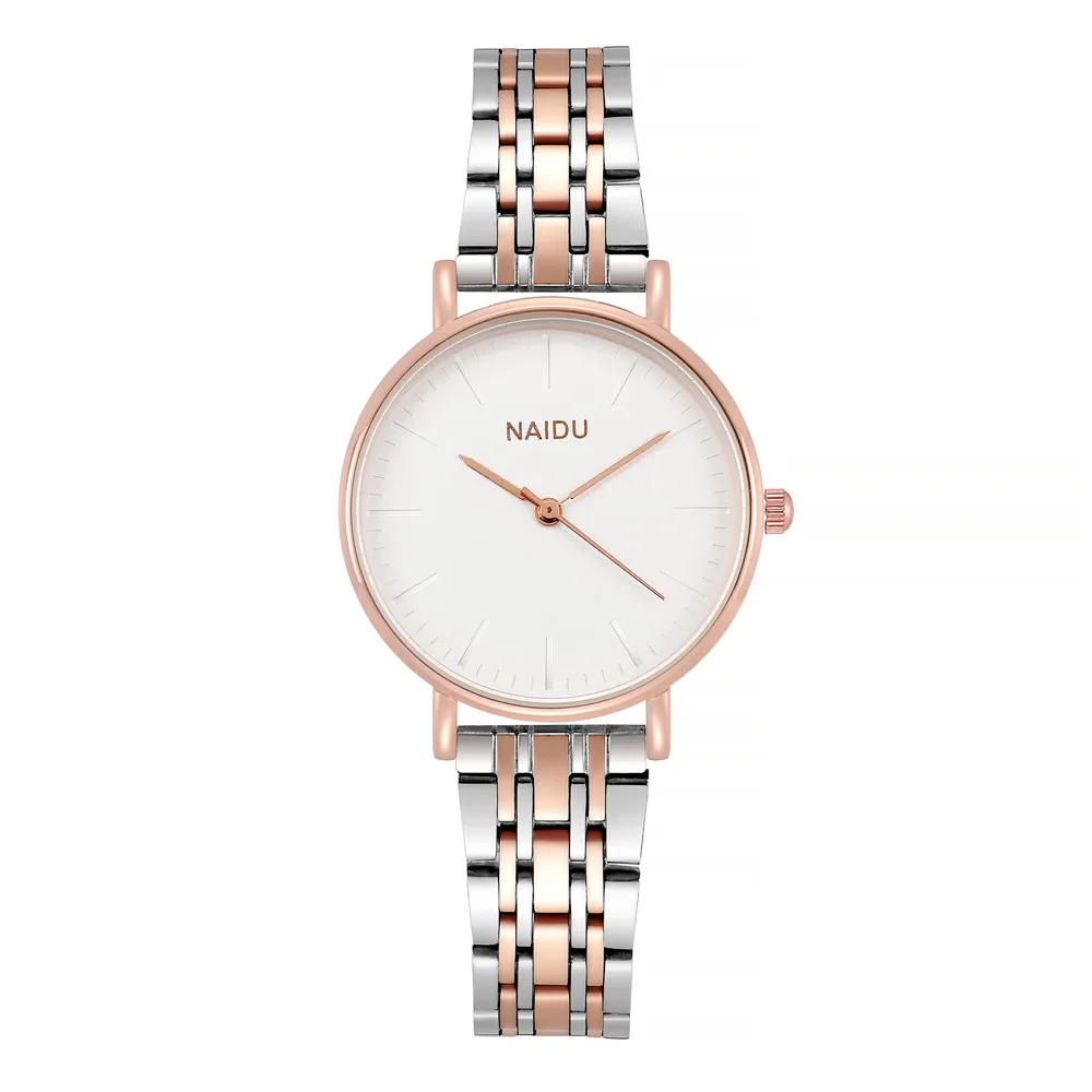 fashion luxury simple steel band quartz women dress watch