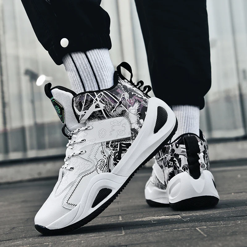 

2025 Explosions Men's Shoes Wear-resistant Basketball Shoes Men's Shoes genuine goods sneaker Autumn Men's Anti-slip Sneakers