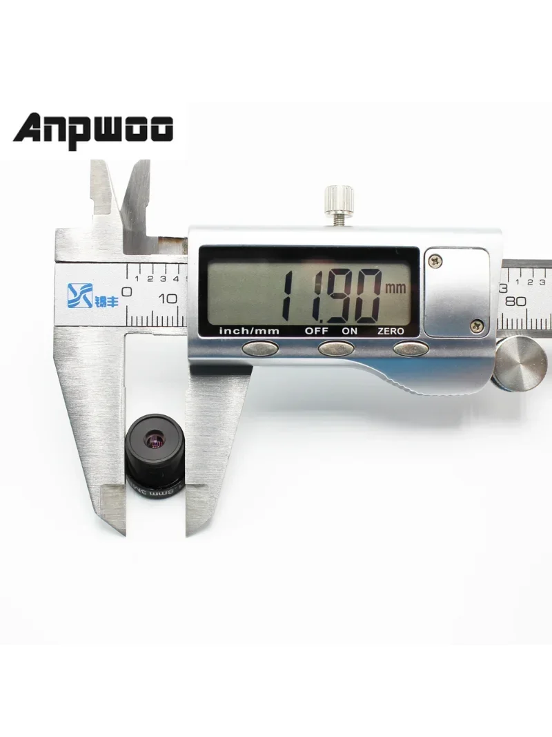 ANPWOO-lente CCTV de 2,8mm, 1,8mm, 3,6mm, de visión amplia ojo de pez, montaje M12, Compatible con lente gran angular CCTV