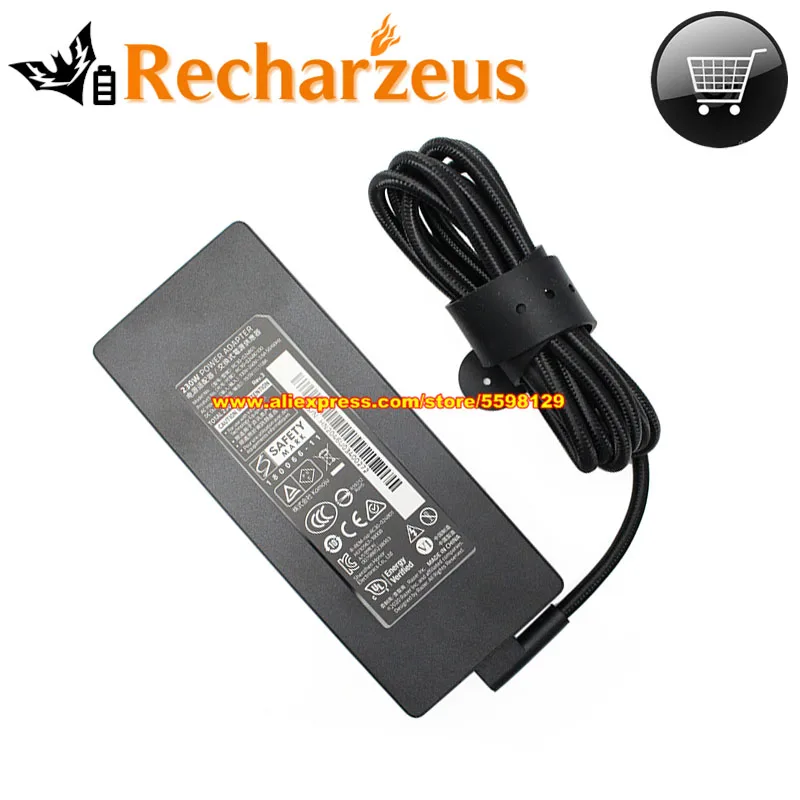 Genuine For Razer RC30-024801 AC Adapter 19.5V 11.8A 230W Charger For RZ09-0368CE63-R3B1 RZ09-03006E92 RZ09-03018W52 15 GTX1070