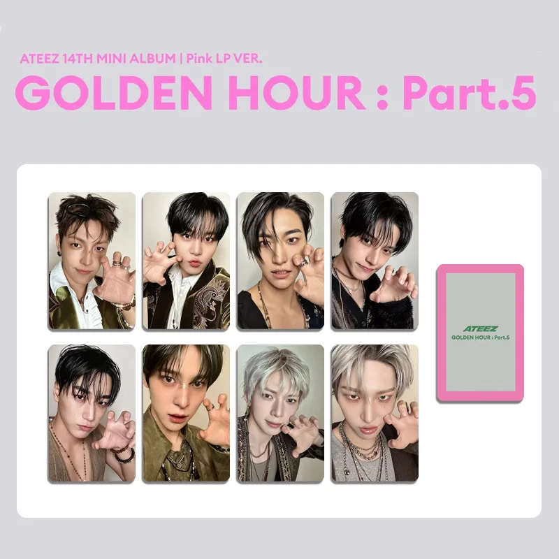 8Pcs/Set Idol Boys ATEEZ New Album 