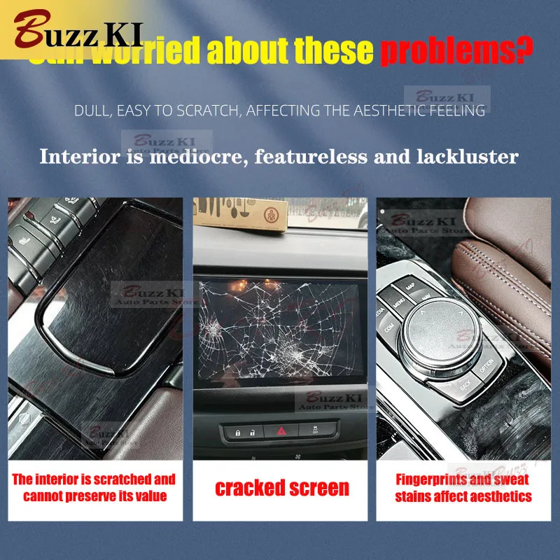 For Skoda Octavia 2020 2022 2023-Present  Car Interior Center Console Transparent TPU Film Protective Anti-scratch Car Sticker view 2