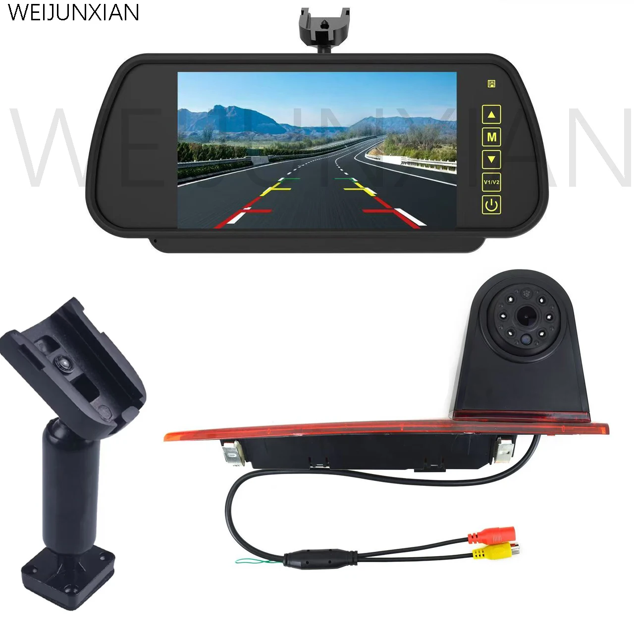 

Suitable for Ford Transit Custom Edition brake light camera equipped with 7-inch rearview mirror kit for 2012 - 2019 models