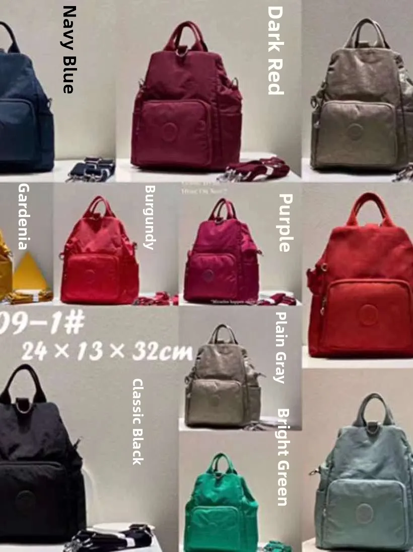 

Waterproof Oxford Large Capacity Backpack Dual Use Travel Bag Student Bookbag Canvas Shoulder Bag for Women by Bo Pu
