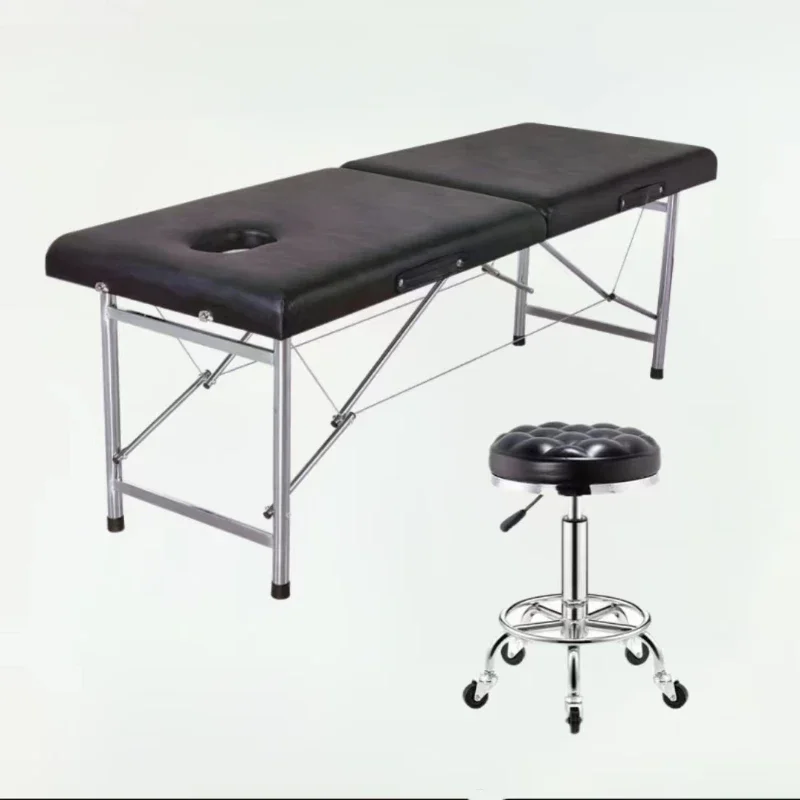 

Lit Pliant Folding Massage Bed Thai Physiotherapy Pilates Equipment Beauty Professional Chiropractic Tattoo Salon Chair Beds
