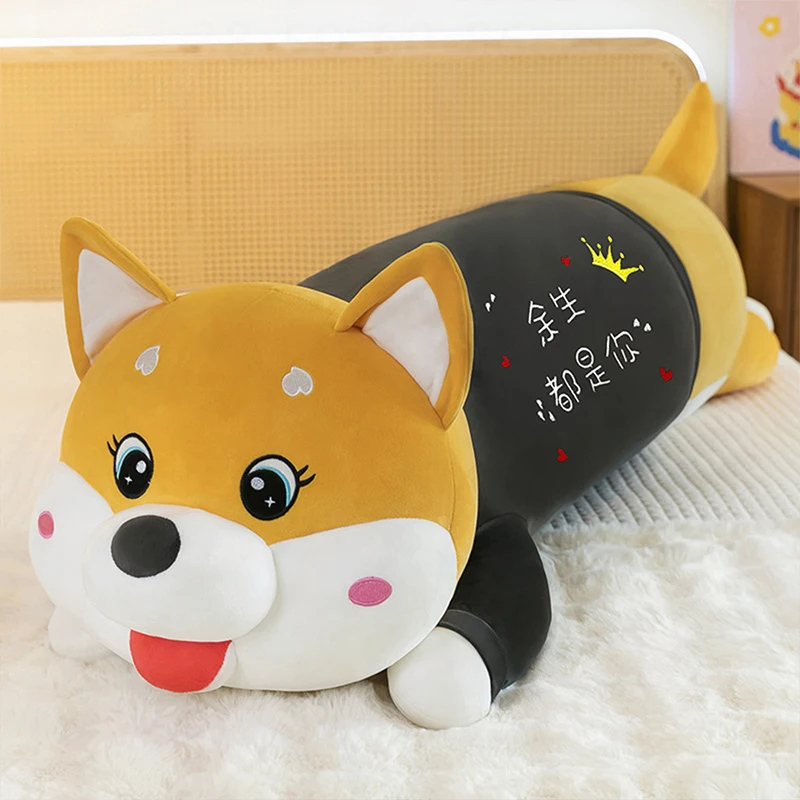 

Kawaii Husky Plush Toy Stuffed Doll Cuddly Puppy Pillow Cute Plushie for Kids Birthday Gift Soft Large Sleeping Buddy Playmate