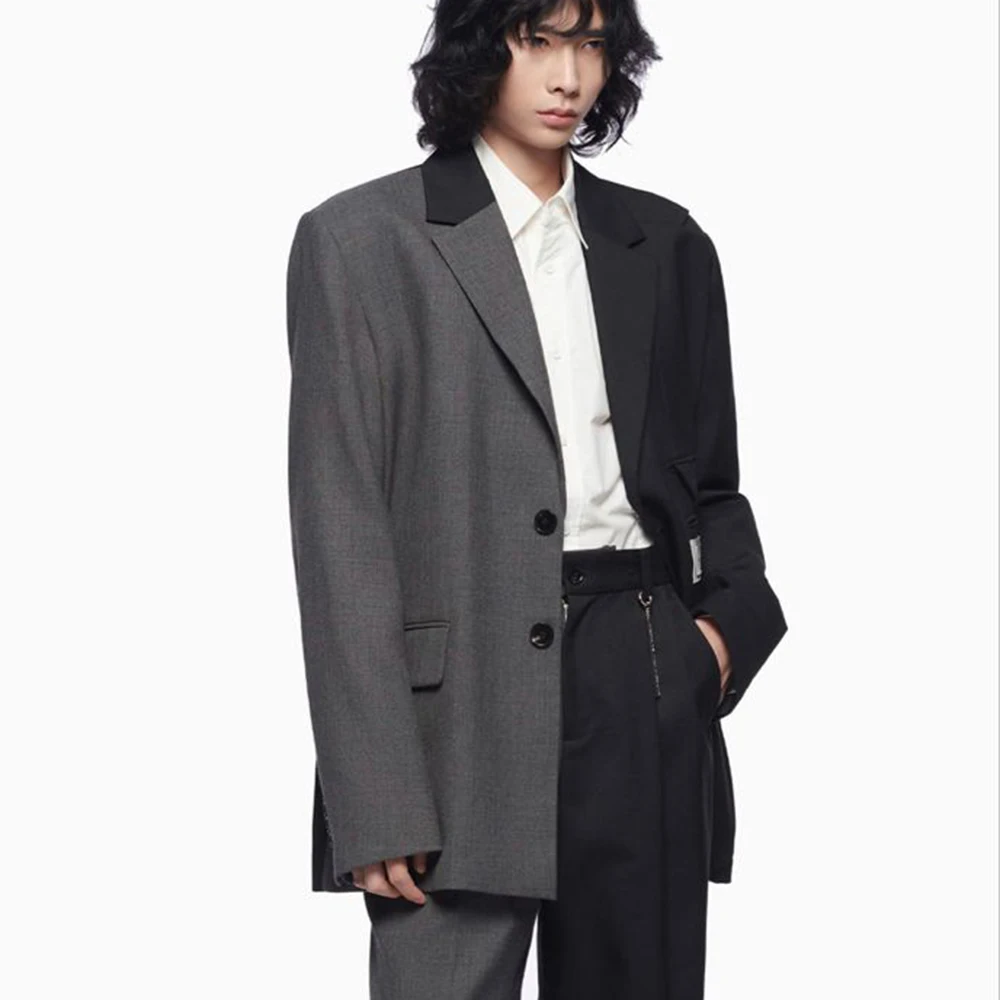 

Brief Medium Gray Men's Buisness Suits 2 Piece Jacket Pants Sets Single-Breasted Notch Lapel Hight Stylish Male Clothing