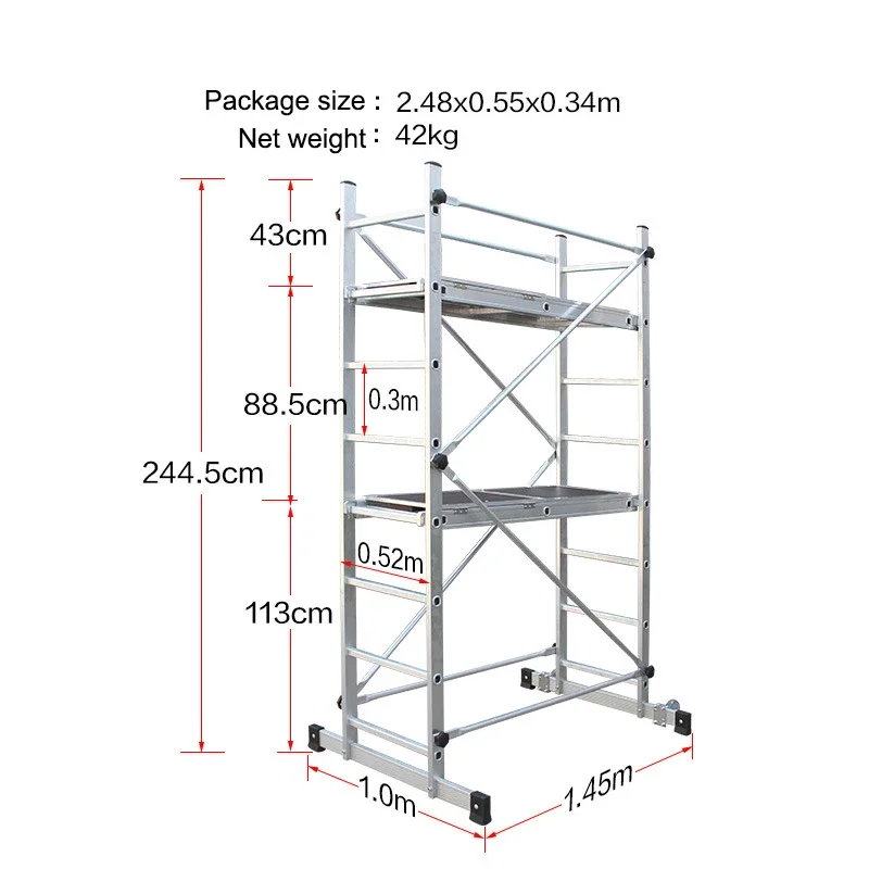 professional aluminium scaffold tower cheep aluminium scaffolding tower suppliers in China