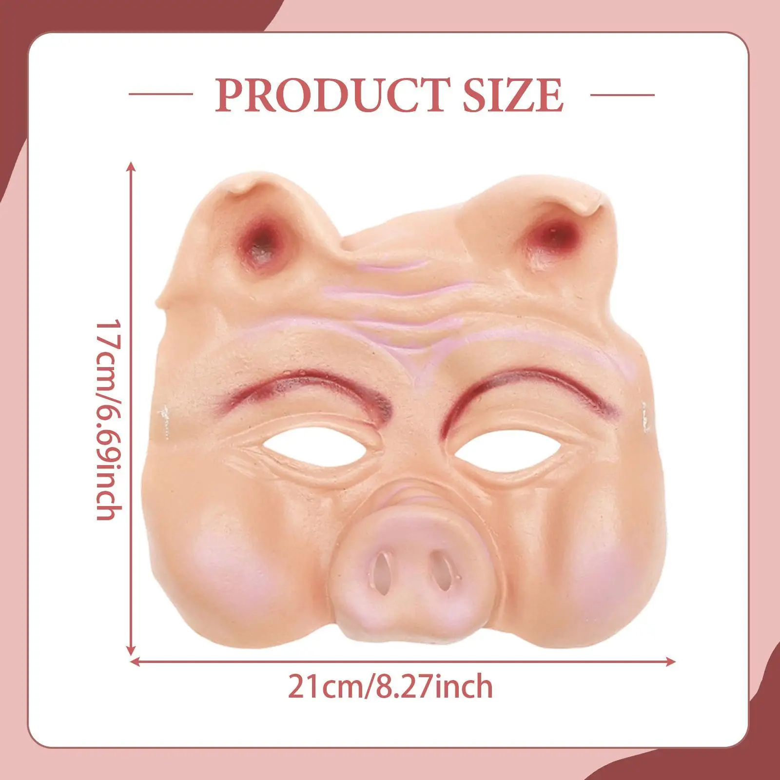 قناع الخنزير اللاتكس صور الدعائم واقعية ، الجدة ، قناع رأس الحيوان ، مخيف ، تأثيري للمهرجانات حفلة كرنفال الدعائم المخيفة حفلة تنكرية