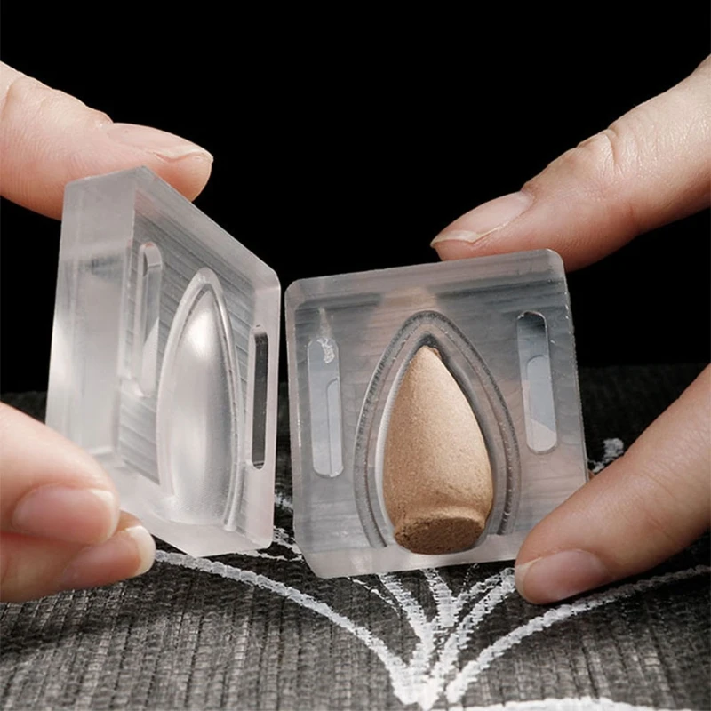 Incense Cone Making Mold Acrylic Transparent Tower Incense Mould DIY Incense Cone Making Tool Hand Crafts Y5GB