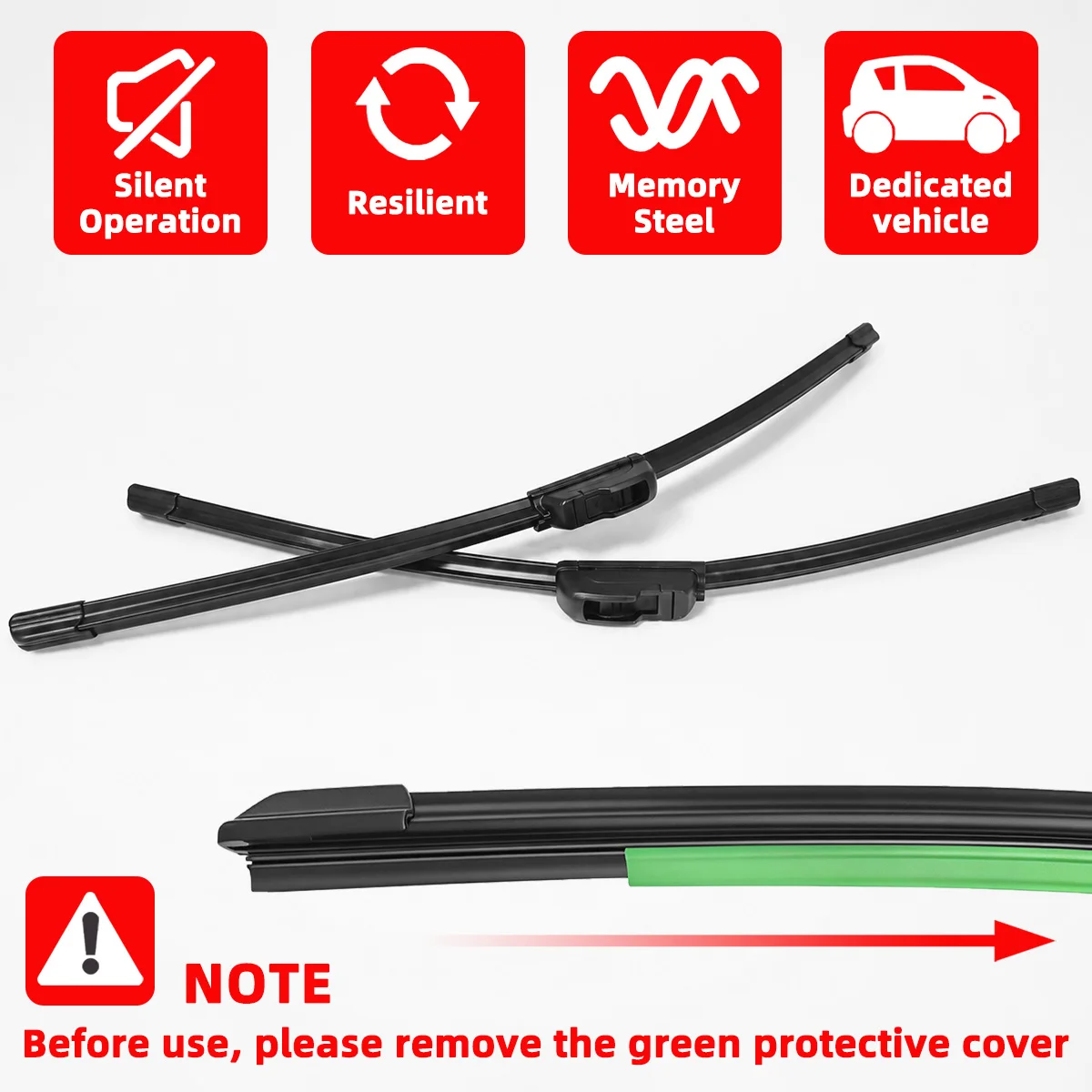 PINMOAP 1PC Universal Natural Rubber Strip Wiper 13