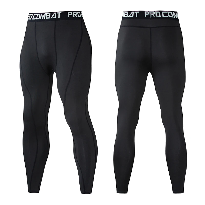 Compressie Legging Fitness Broekje Heren Hardlooppanty Witte Basketbal Legging Winter Sport Basislaag Warme Tweede Huid