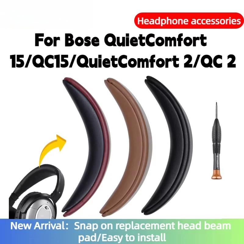 Replacement Snap on Headbeam cushion For Bose QuietComfort 15/QC15/QuietComfort 2/QC 2 Headset repair parts Easy to install..