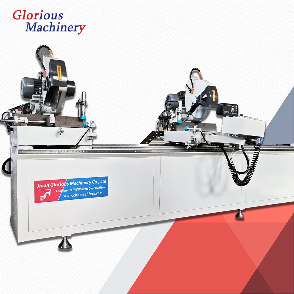 

45 Degree and Straight Aluminum Profile Cutting Machine Window Double Mitre Saw Key Cutting Machine
