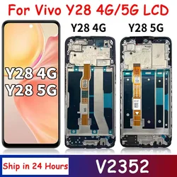 High Quality For Vivo Y28 5G LCD Display Screen Touch Panel Digitizer For Vivo Y28 4G V2352 Display Replacement Repair Parts