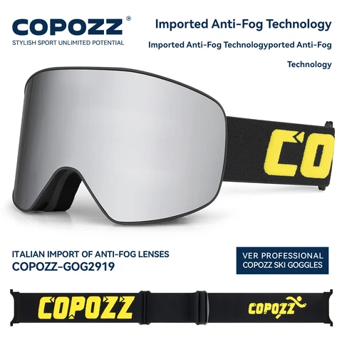 COPOZZ Лыжные очки двухслойные