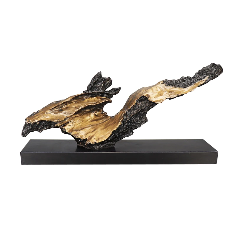 

Modern simple new Chinese home furnishings hotel living room decoration model room abstract sculpture handicraft ornament