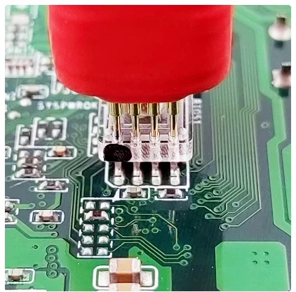 Burning Test Probe Spring Needle 1.27 CHIP SOP WSON SOIC VSOP SPI FLASH 8P (Cable length 30cm)