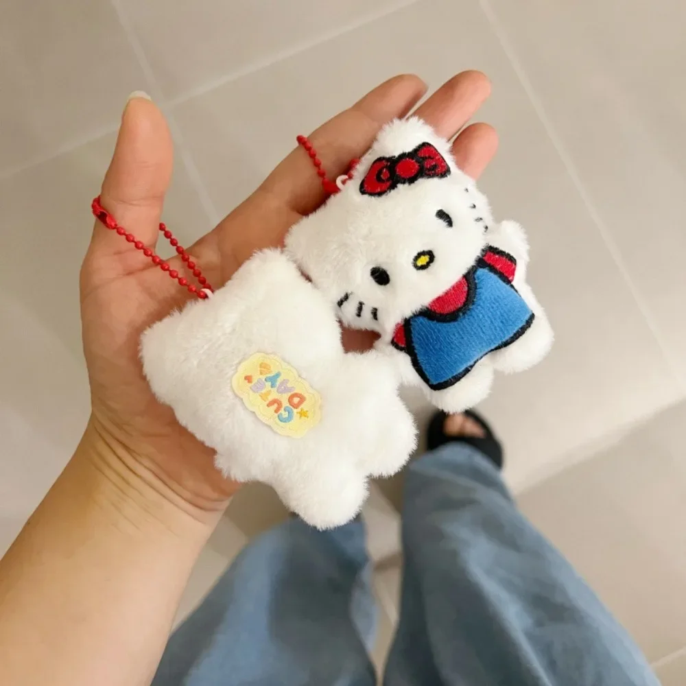 Kawaii Cute Hello Kitty Plush Plaything Ordinary Key Tool Outfit Backpack Decoration Attachment Schoolgirl Festivals Gift