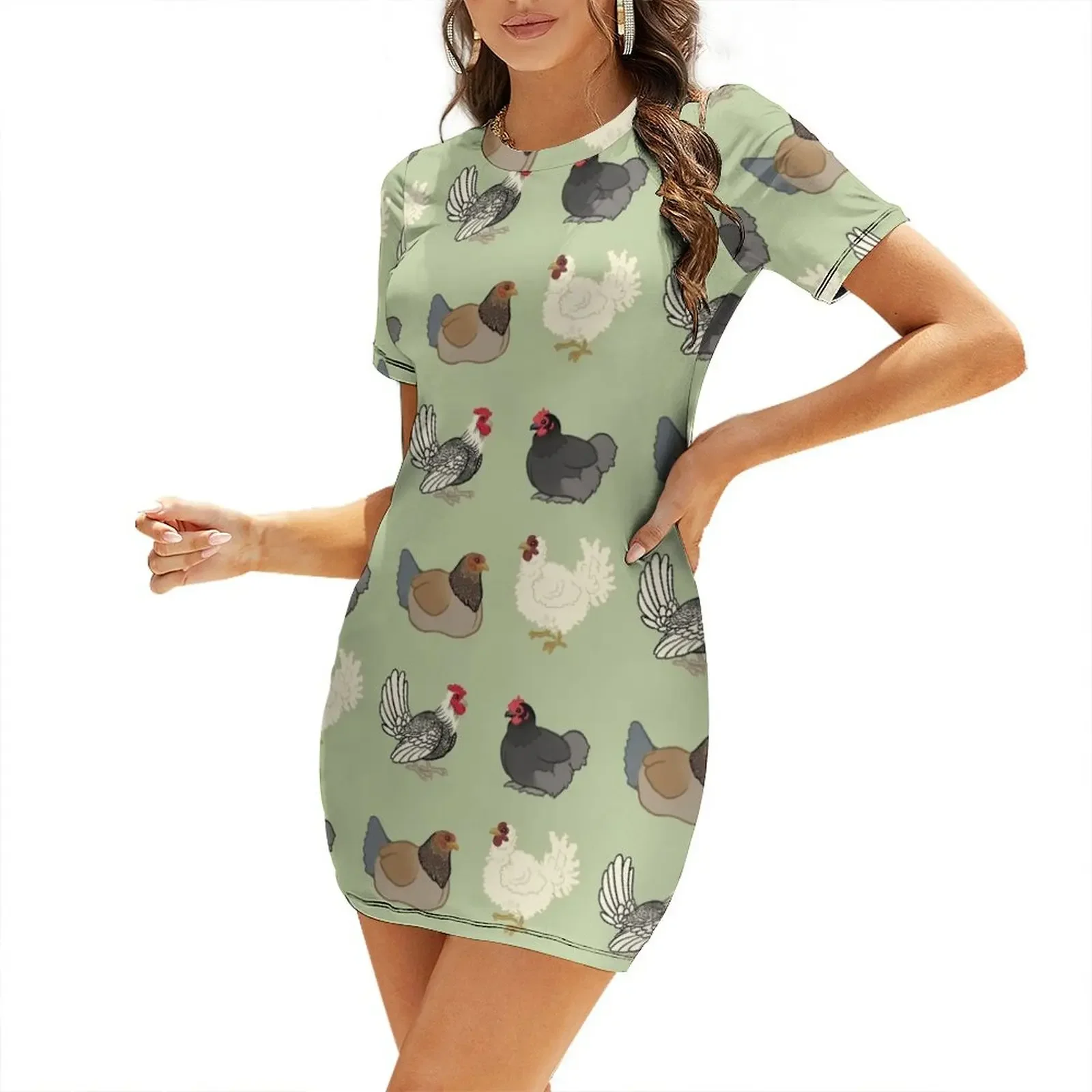 

Banties Short-Sleeved Dress Women's long dress summer clothes for women dresses for women 2025 dresses summer woman 2025 Dress