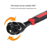 Multi-purpose Multi-function Rotating Wrench Multi-head Universal 8-19mm Metric 8-in-1 52-in-1 Socket Set