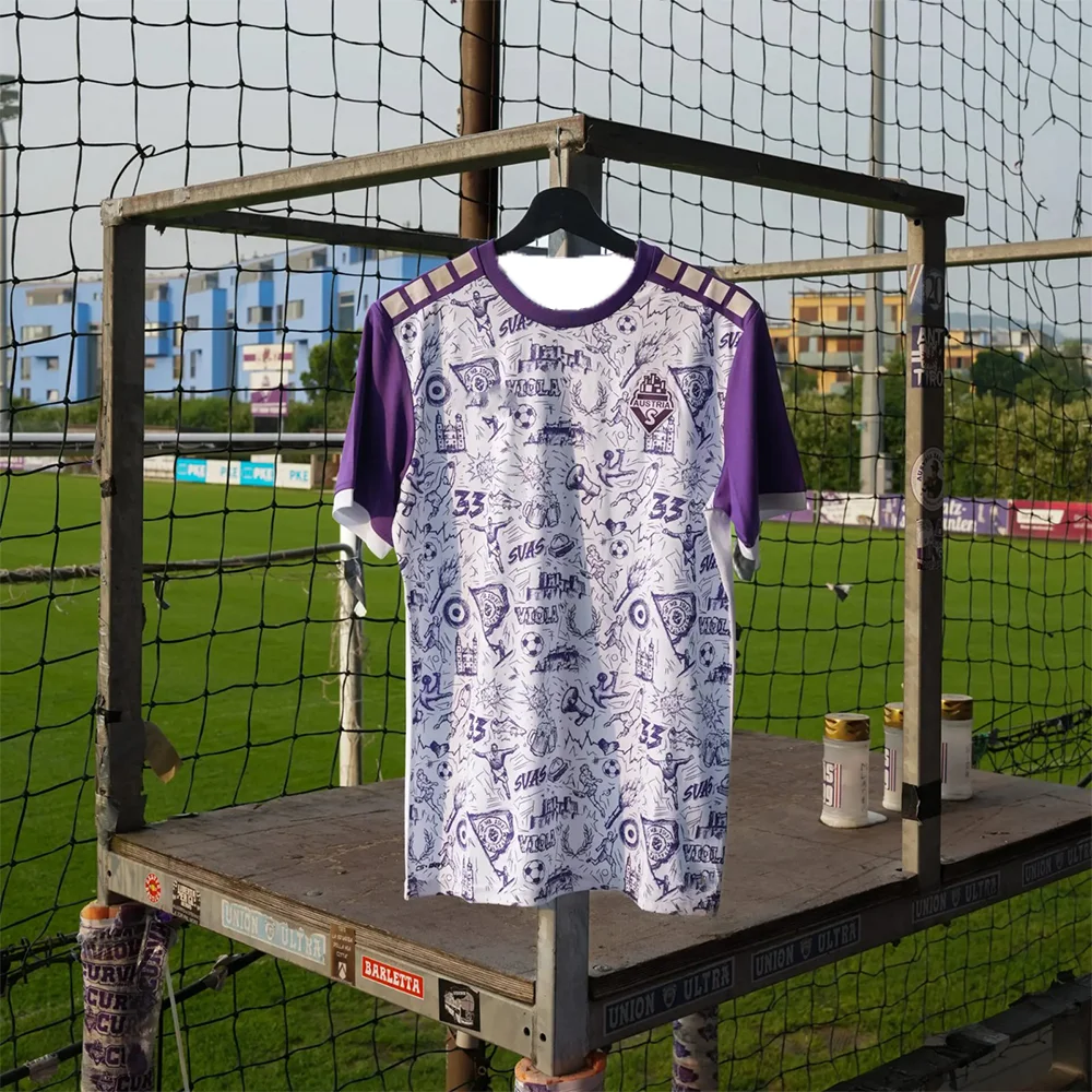 Image of Unisex Sommer Österreich Salzburg Fußball T-Shirt Radsport-Trikot Komfortables Schnelltrocknendes Atmungsaktives Sport-Oberteil
