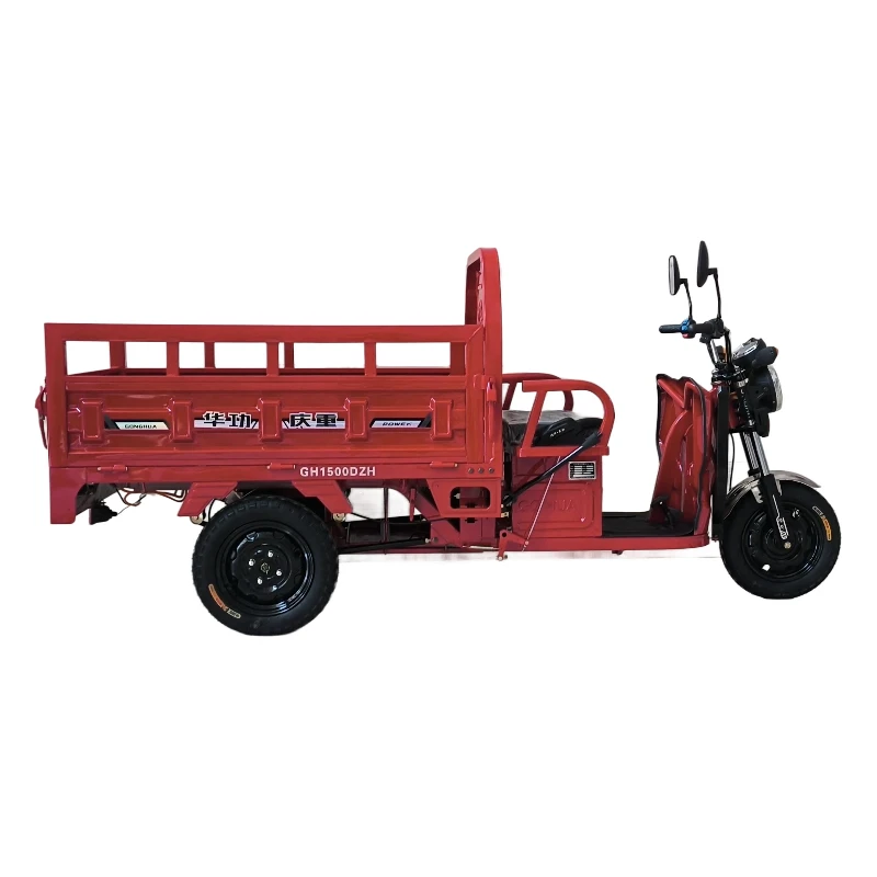 High-Capacity Battery Electro Tricycle 3 Generation 1.5 Meters Without Shed Gh1500Dzh Electric Cargo Tricycle