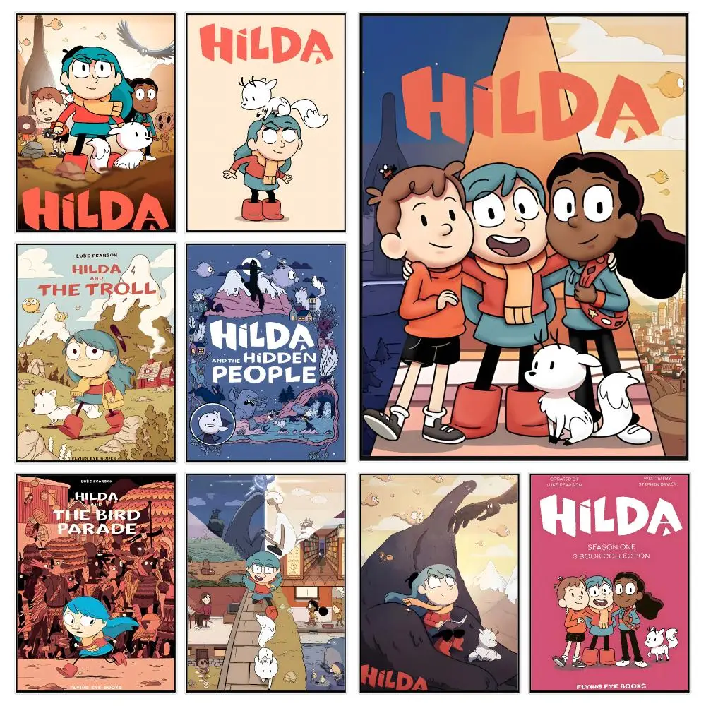 Adventure Animation H-hilda Poster Modern Luxury Wall Poster Home Decor Space Enhancer