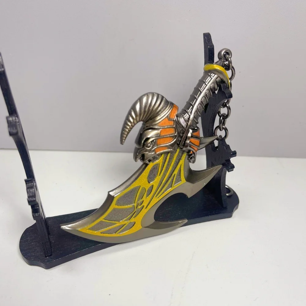 3.9 inch God of War Kratos Metalen Katana Zwaard Ninja Mes Originele Samurai Sabel Japanse Katana Cosplay Accessoires Prop Speelgoed