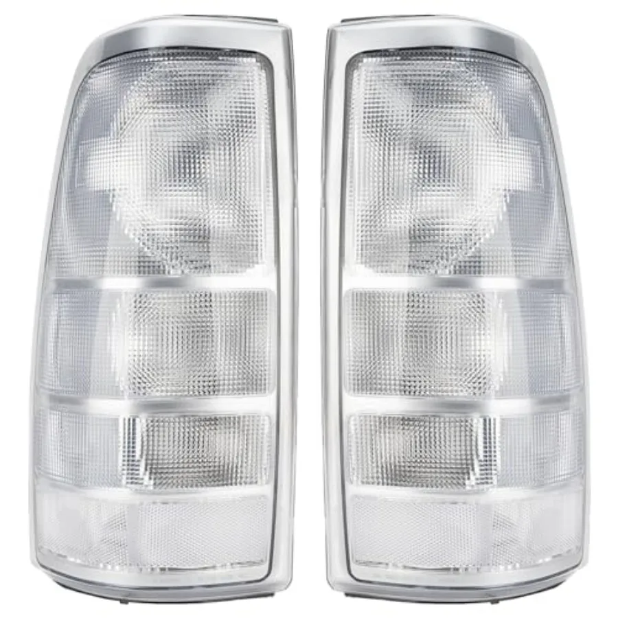 

Tail Light Assembly Compatible With 1999-2002 Chevy Silverado 1500 2500 3500 1999-2006 GMC Sierra Driver and Passenger Side Rea