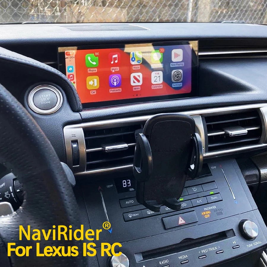 Android 14 Car Radio For Lexus IS RC 200 250 300 350 200t 300h 2013-2019 128GB Multimedia Video Player CarPlay Autoradio Screen