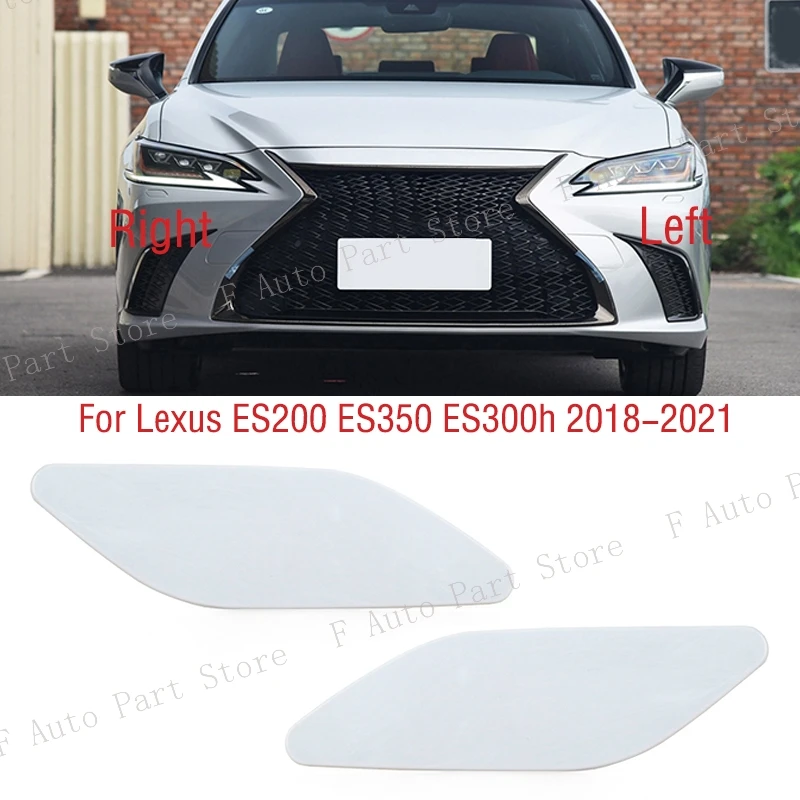 

For Lexus ES200 ES350 ES300h 2018-2021 Front Bumper Headlight Headlamp Washer Spray Jet Nozzle Pump Cover Cap Lid Unpainted