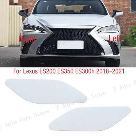 Lexus ES200 ES350 ES300h 2018-2021 앞 범퍼 헤드 라이트 전조등 와셔 스프레이 제트 노즐 펌프 커버 캡 뚜껑 도색되지 않은