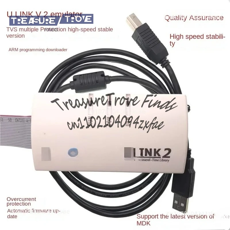 لمحاكي ULINK2 ARM USB خط تنزيل STM32 مبرمج MDK5 KEil البرامج الثابتة الجديدة