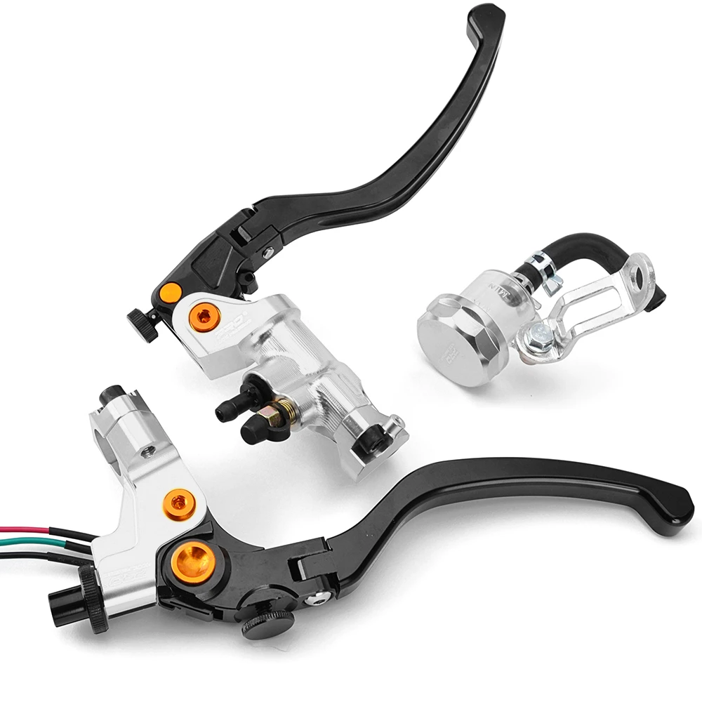 

Motorcycle 7/8" Brake Clutch Master Cylinder Hydraulic Pump Lever for Yamaha Suzuki Honda 22mm Handle 400 to 1000 c.c