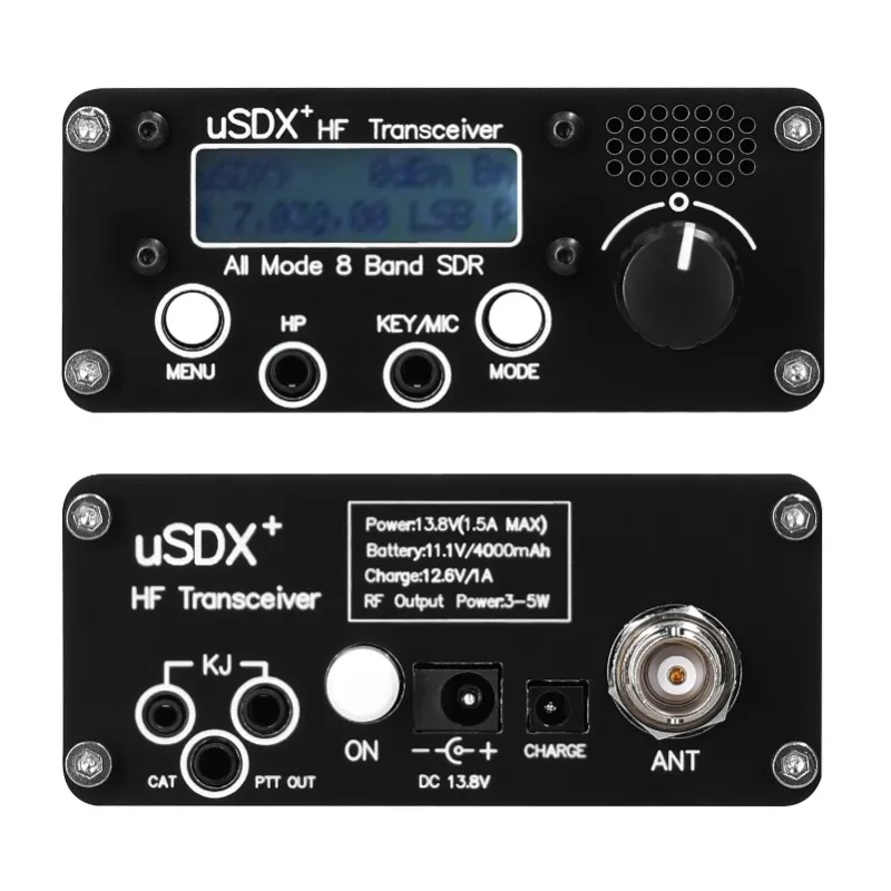 USDR USDX+Plus V2 8-band SDR Transceiver HF SSB QRP Transceiver Professional Equipment Signal Generators Electronic Instruments