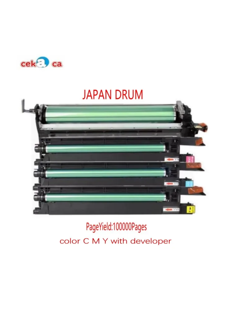 

1Set Empty CMYK Drum Unit Without Developer Powder For Konica Minolta Bizhub C451 C450 C550 C650 C650P Copier Toner Image