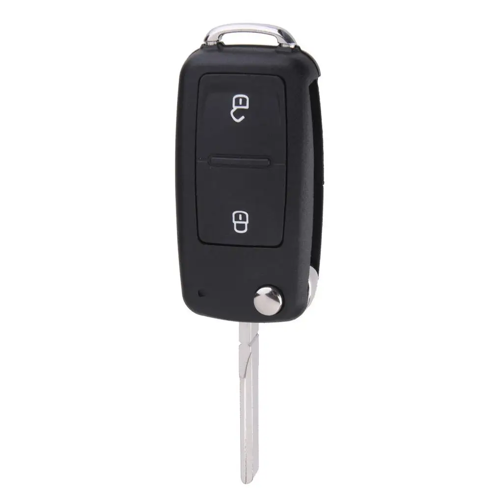 1x Replacement Key Housing - 2 Button Car Key Folding Remote Control