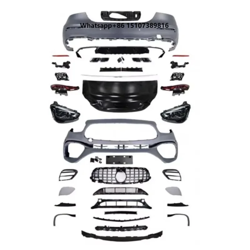For  E-Class W213 Body Kit with Front/Rear Bumper Clips Clip-on Installation Upgraded Features Brand-new Condition