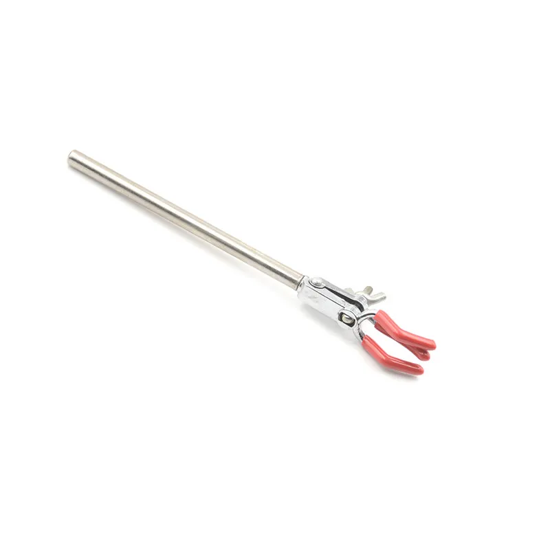 Adjustable Lab Single Three Prong Extension Flask Clip Clamp Metal Beaker Clamp